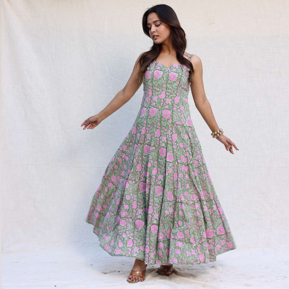 Jardin de Rosé Maxi Dress - Image 2